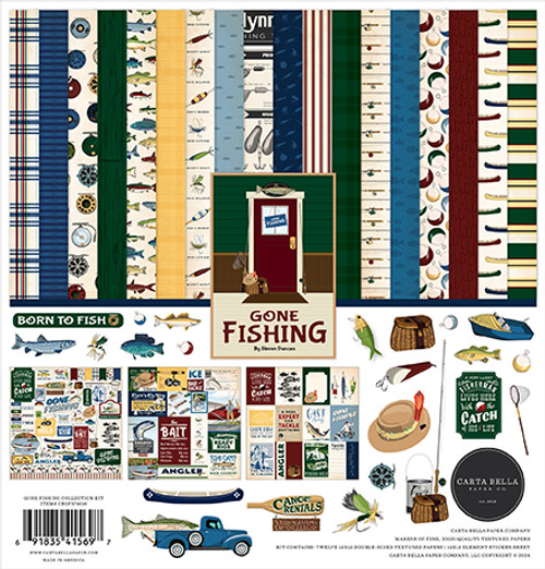 PREORDER - ships late May:  CARTA BELLA Gone Fishing Collection Kit