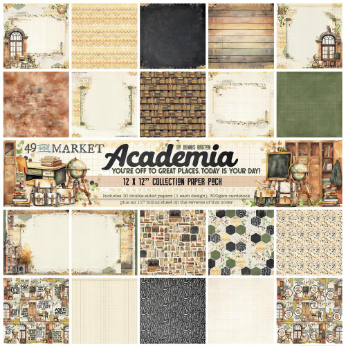 PREORDER - ships late May: 49 AND MARKET 12x12 Collection Pack: Academia