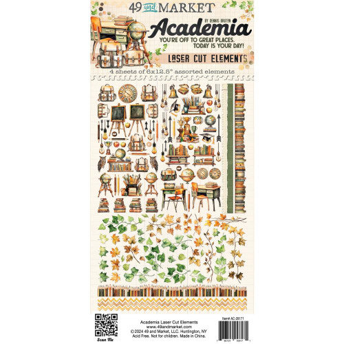 PREORDER - ships late May: 49 AND MARKET Laser Cut Outs: Academia | Elements