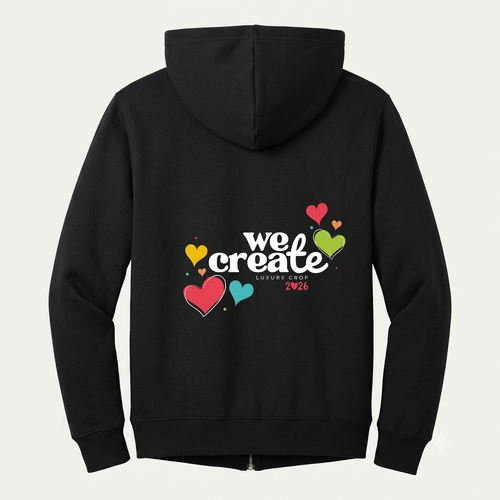 WC26 ATTENDEES ONLY: 2026 Event Logo ZIPPERED Hoodie (Black)