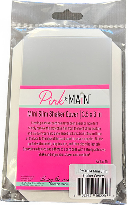 PINK & MAIN Shaker Cover 10-Pack: Mini Slim - 3.5 x 6