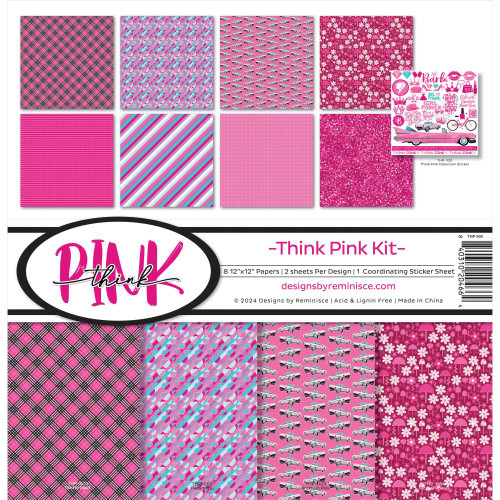 PREORDER - ships late May: REMINISCE 12x12 Collection Pack: Think Pink!
