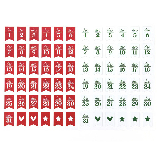 ELLE'S STUDIO Stickers: Christmas | December Pennant