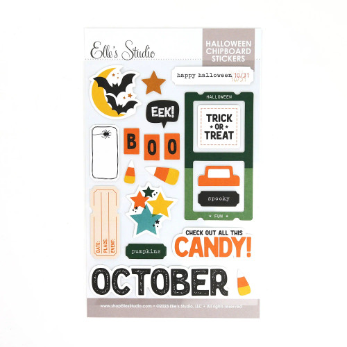 ELLE'S STUDIO Chipboard Stickers: Halloween