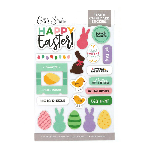 ELLE'S STUDIO Chipboard Stickers: Spring | Easter