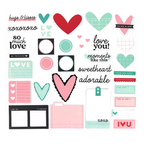 ELLE'S STUDIO Diecuts: Love | So Much Love