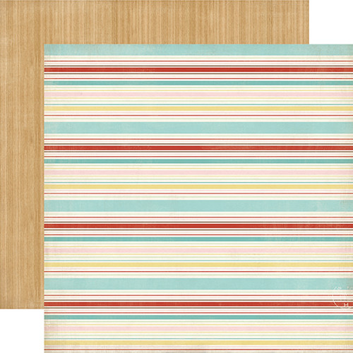 CARTA BELLA Roll With It 12x12 Paper: Sweet Stripes