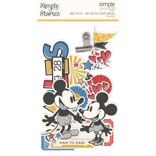 PREORDER - ships late August: SIMPLE STORIES Say Cheese Classic Mouse Simple Pages Page Pieces
