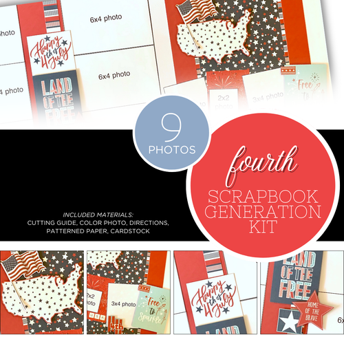 SCRAPBOOK GENERATION Fourth - 1 Layout Kit