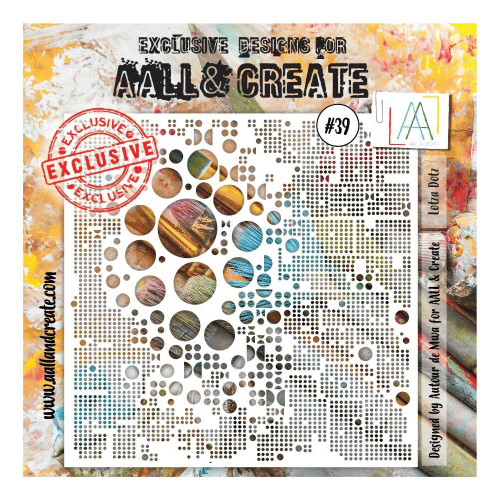 AALL AND CREATE Stencil #39: Lotza Dotz