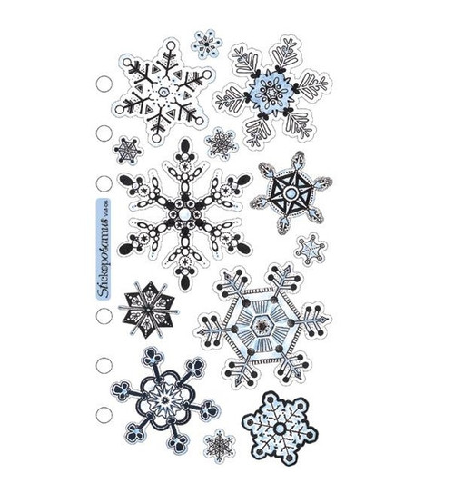 EK SUCCESS Sticko Vellum Stickers: Snowflakes