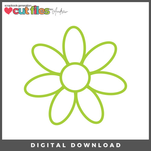 DIGITAL DOWNLOAD: Cut Files by Andrew - Flower 2