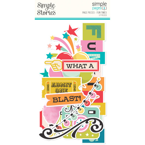 PREORDER - ships July: SIMPLE STORIES Fun Times Simple Pages Page Pieces