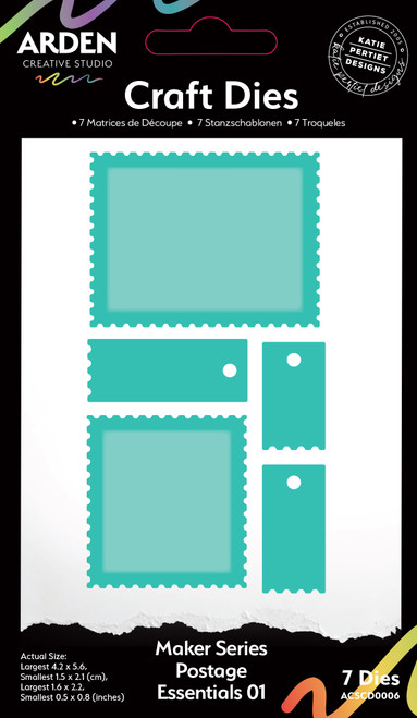 ARDEN CREATIVE STUDIO Craft Die Set: Maker Series - Postage Essentials 01