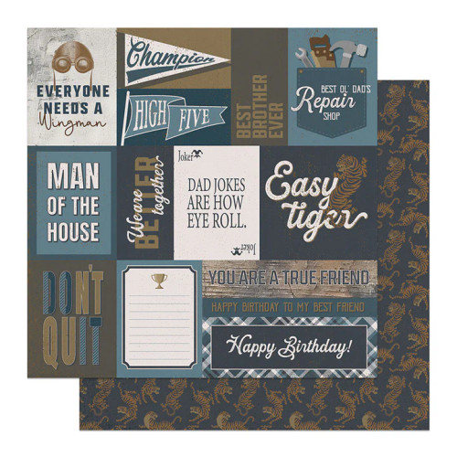PHOTOPLAY Wingman 12x12 Paper: Easy Tiger