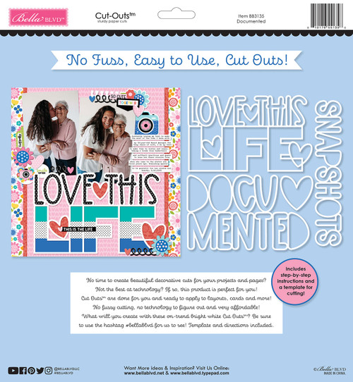 PREORDER - ships August: BELLA BLVD Documented Cut Outs: Documented