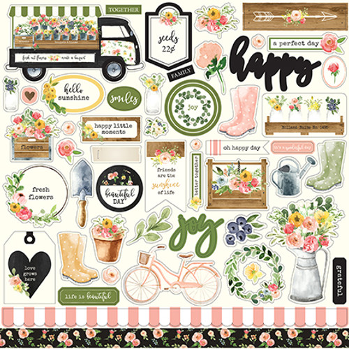 CARTA BELLA Spring Market Element Sticker