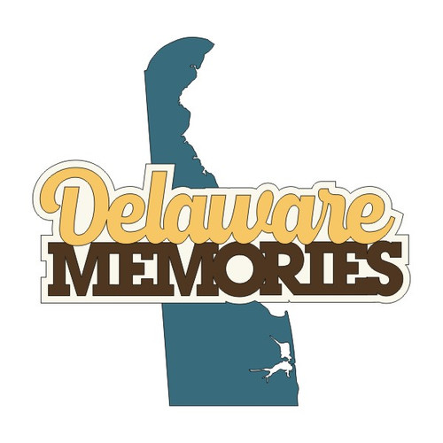 SCRAPBOOK CUSTOMS Laser Cut: Natural Memories - Delaware