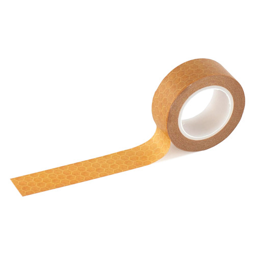 CARTA BELLA Honey Bee Washi Tape: Golden Honeycomb