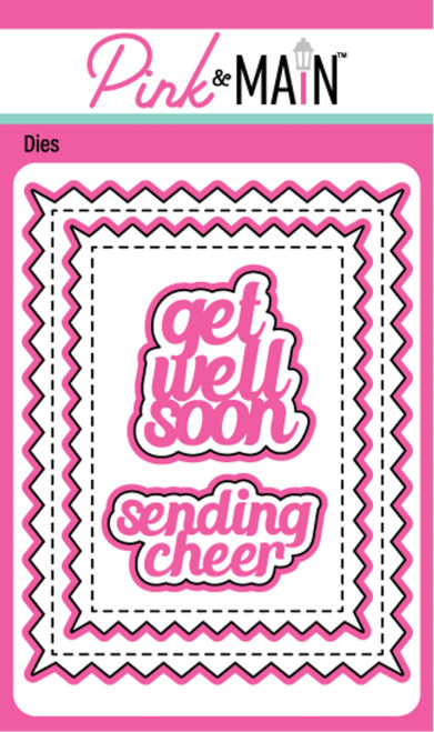 PINK & MAIN Metal Dies: Zig Zag Rectangle