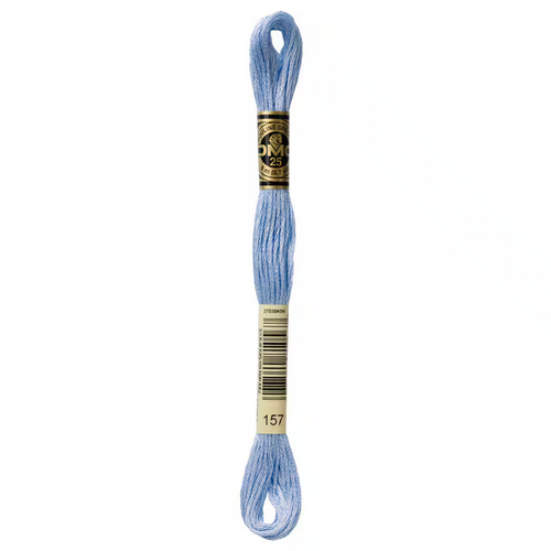 DMC Six-Strand Embroidery Floss: 157 - V LT Cornflower Blue