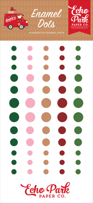 ECHO PARK Santa's Christmas Delivery Enamel Dots
