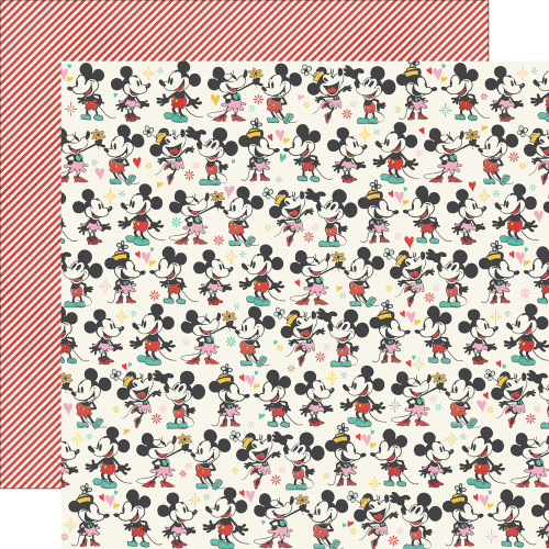 PREORDER - ships February: SIMPLE STORIES Say Cheese Happiest Place 12x12 Paper: Feel The Magic