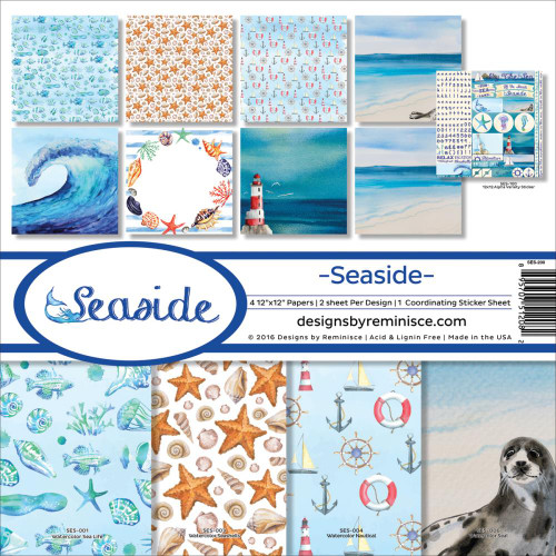 REMINISCE 12x12 Collection Pack: Seaside