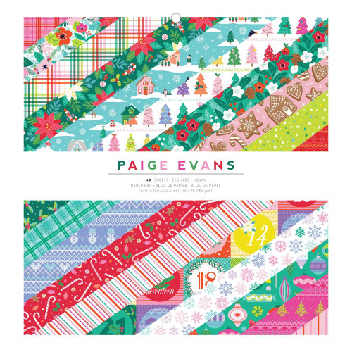AC Paige Evans 12x12 Paper Pad: Sugarplum Wishes (single-sided)