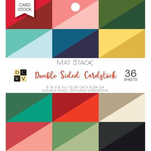 DCWV 6x6 Paper Pad: Double Sided Cardstock