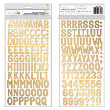 AMERICAN CRAFTS Alphabet Thickers: Brighton