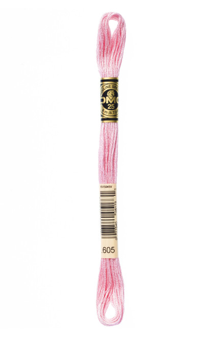 DMC Six-Strand Embroidery Floss: 605 - Very Light Cranberry