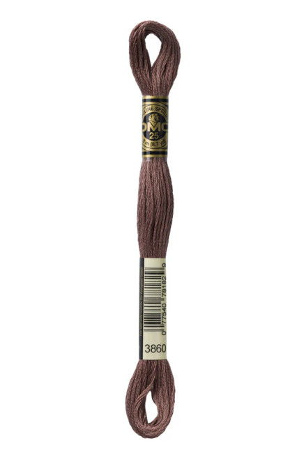 DMC Six-Strand Embroidery Floss: 3860 - Cocoa