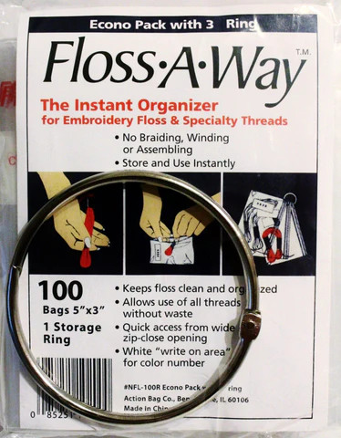 ACTION BAGS Floss-A-Way Instant Organizer (100 pack)