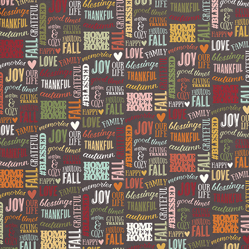 SIMPLE STORIES Vintage Blessings 12x12 Paper: So Thankful