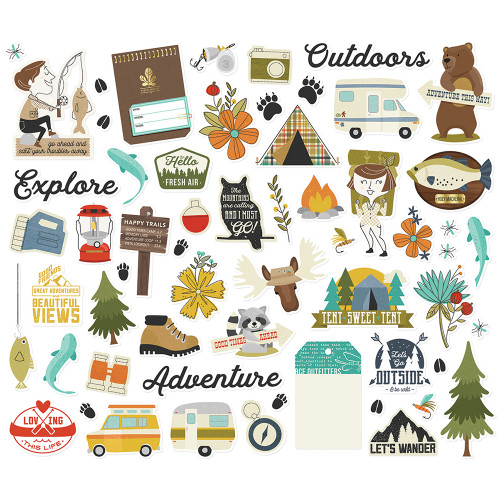 SIMPLE STORIES Happy Trails Bits & Pieces