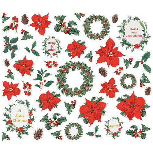 SIMPLE STORIES Simple Vintage Country Christmas Floral Bits & Pieces