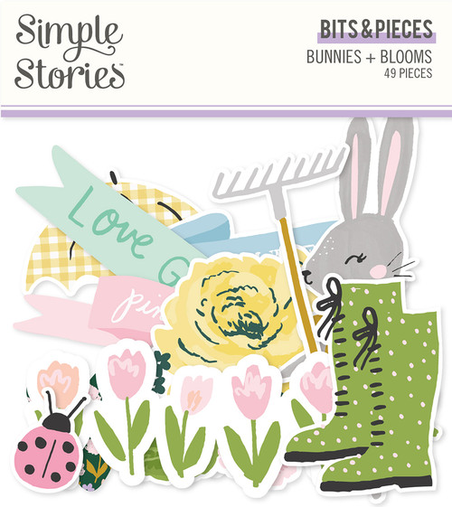SIMPLE STORIES Bunnies and Blooms Bits & Pieces