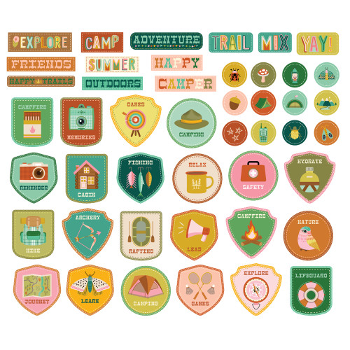 SIMPLE STORIES Trail Mix Patches Bits