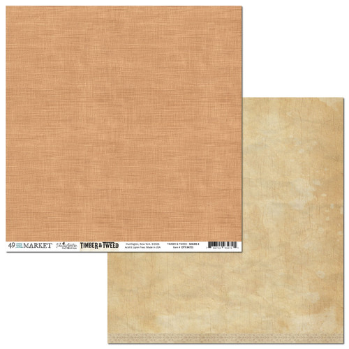 49 AND MARKET 12x12 Paper: Timber & Tweed - Solids Sheet 3