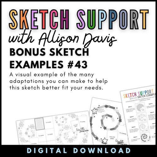 DIGITAL DOWNLOAD: Allison Davis for SG | Sketch Support Bonus Sketch Examples #43