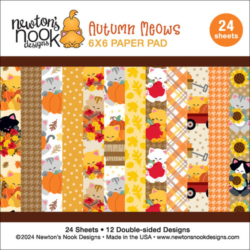 NEWTON'S NOOK DESIGNS 6x6 Paper Pad: Autumn Meows