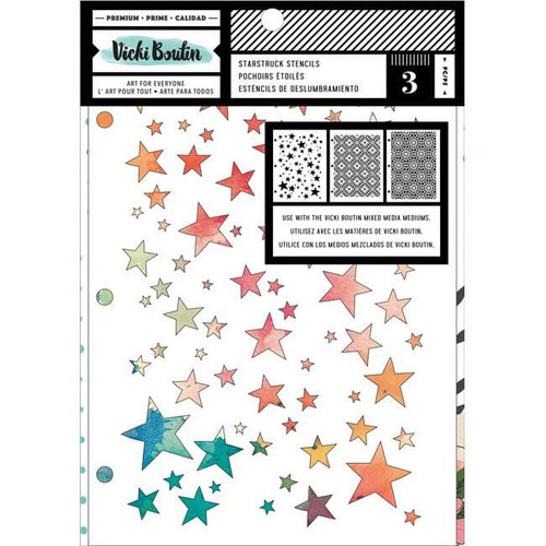 AC Vicki Boutin 6x8 Stencil Pack: Starstruck