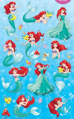 EK SUCCESS Disney Princess Stickers: Ariel