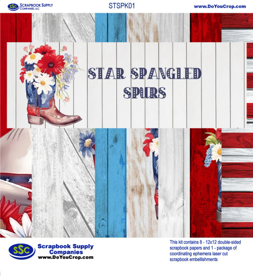 PREORDER - ships April: SSC DESIGNS Star Spangled Spurs Collection Kit