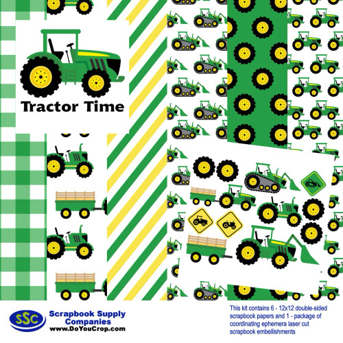 PREORDER - ships April: SSC DESIGNS Tractor Time Collection Kit