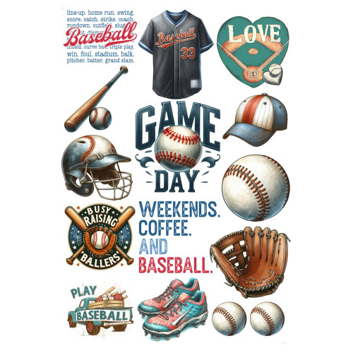 PREORDER - ships April: SSC DESIGNS Go Big Sports Ephemera: Baseball