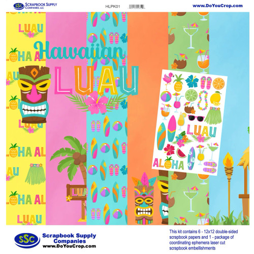 PREORDER - ships April: SSC DESIGNS Hawaiian Luau Collection Kit