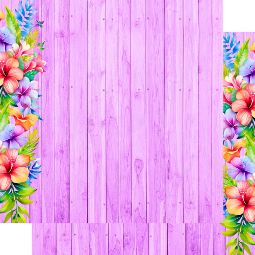 PREORDER - ships April: SSC DESIGNS Island Life 12x12 Paper: Floral