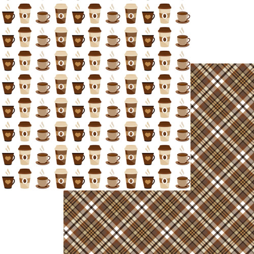 PREORDER - ships April: SSC DESIGNS Coffee Lover 12x12 Paper: Go Cup